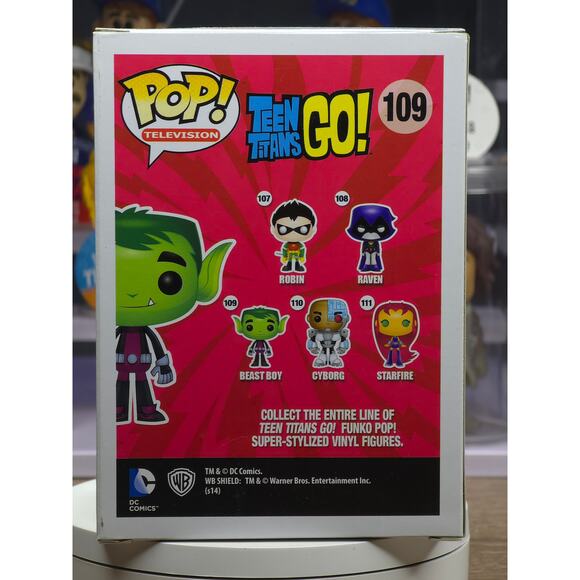 109	Beast Boy (Teen Titans Go!) DC Television Funko Pop - Picture 3 of 6